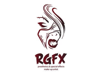 RGFX branding fantasy freelancer logo makeup mediamakeup monster mummy prosthetics specialeffects specialfx