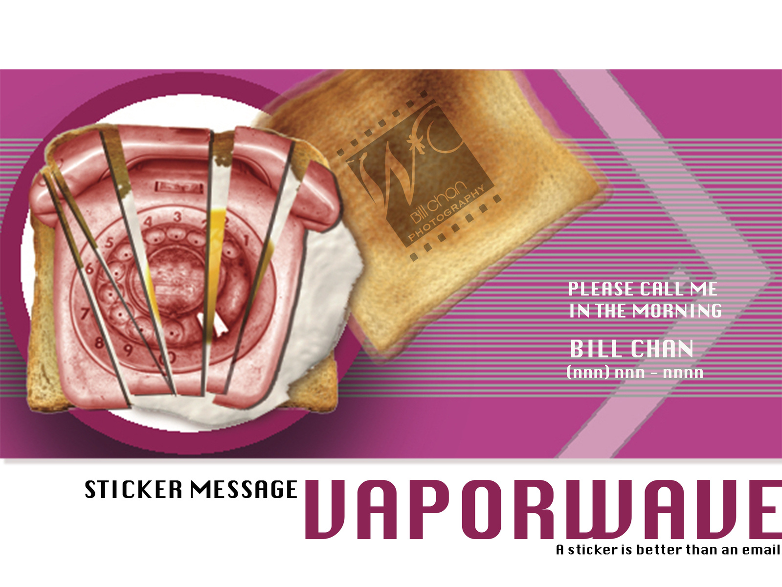 Sticker Message by Bill Chan on Dribbble