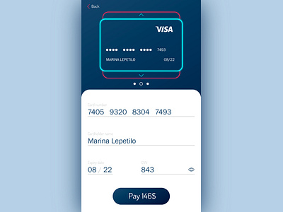 Daily Ui #002 - Credit card checkout