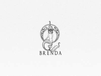 Brenda brand brenda logo marca mermaid sereia