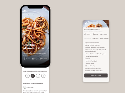 Recipe flow app design design food mobile design product recipe uiux user experience ux web