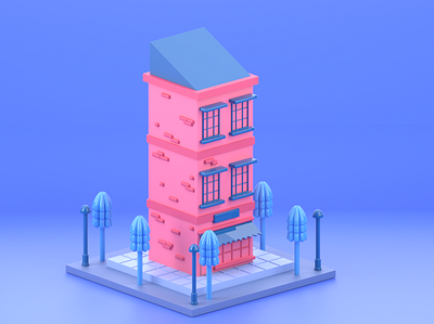 Stay at home! 3d 3d animation 3d animation studio 3d art 3d artist cinema4d concept design isometric art isometric design isometric illustration product product design redshift ui ux webdesign website