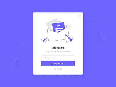 UI Daily 02 - Newsletter Signup Form daily design newsletter signup ui ui daily ui design web