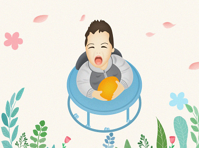 Illustration for children character children design illustration 插画