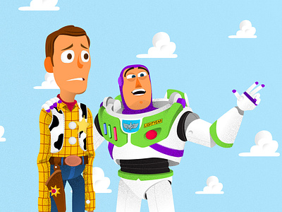 Toy Story art buzz fanart graphicdesign illustration movie toystory woody