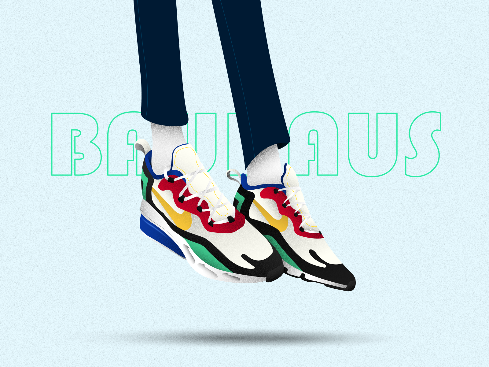 mens nike air max 270 react bauhaus