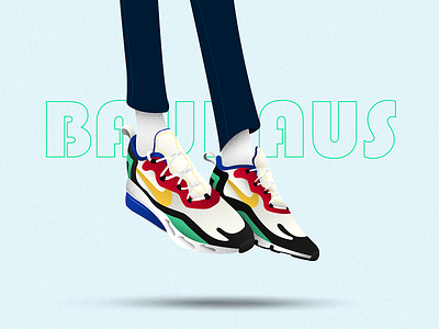Air Max 270 react BAUHAUS airmax bauhaus graphicdesign illustration nike running sneaker sneakers