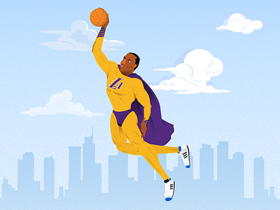 Superman basketball graphicdesign hollywood illustration losangeles manofsteel nba superman