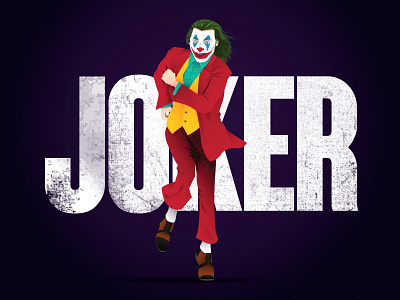 JOKER batman comics fanart film graphicdesign illustration joker movie typography villains