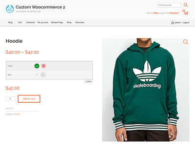 Custom Woocommerce Site with variable products