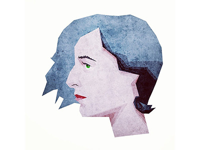 hairdo illustration portrait profile