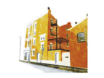 artichoke street alley camberwell illustration london london street street