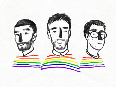 Pride celebration illustration portrait illustration pride