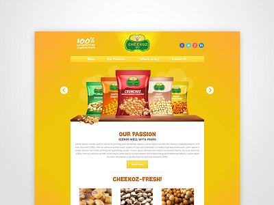 landing page for CHeekoz