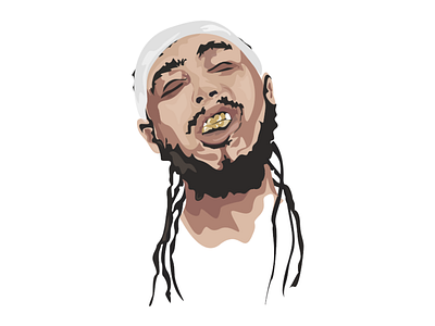 Post Malone: Illustrative Graphic austin designer cover art design graphic illustration rapper soundcloud