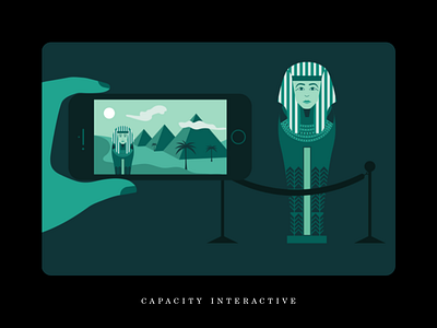 Capacity Interactive | Museum Day art direction design graphic design illustration vector