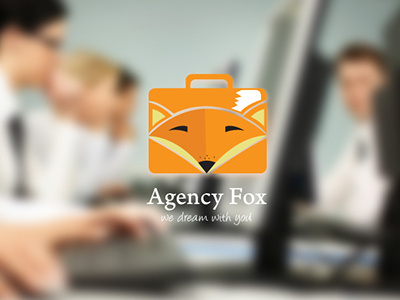 Agency Fox Logo Illustration flat design fox illustration logo logo design