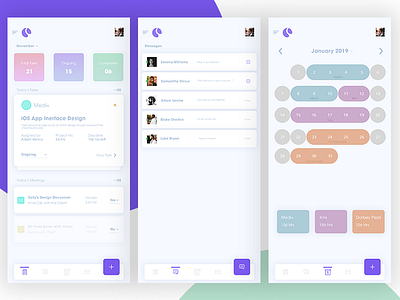 Project Management App UI