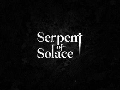 Serpent of Solace band handlettering letter lettering logo logodesign logotype logotypedesign typography