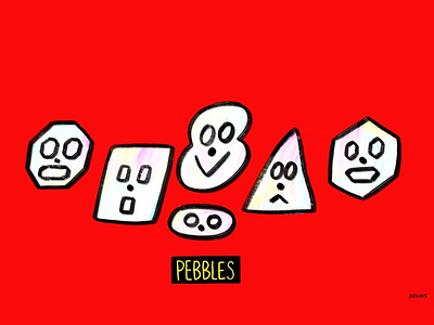 Pebbles character dduns doodle drawing illust