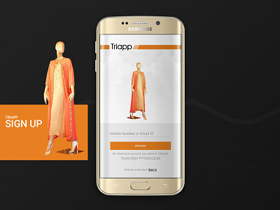 Triapp app design apparel app apparel mobile ui mobile app mobile design ui ui ux