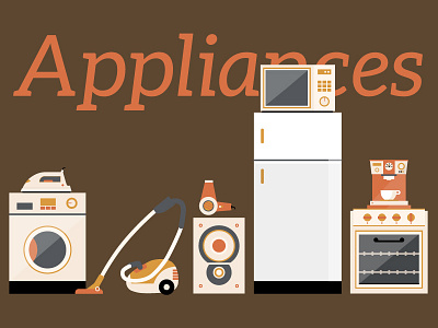 Sticker set- Home Appliances