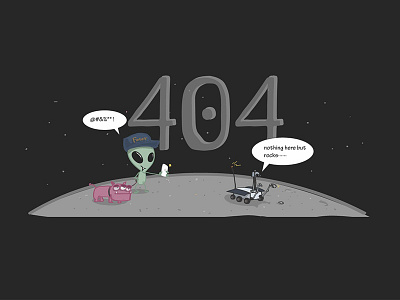 404 Error Page 404 alien dark design error page fotor illustration space ui ux web web design