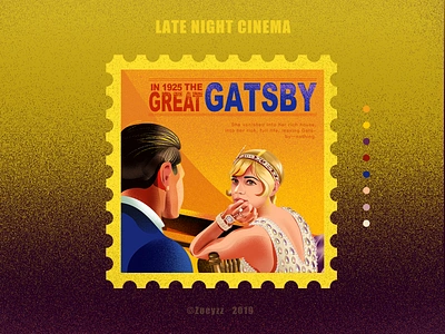 THE GREAT GATSBY 《了不起的盖茨比》 art branding character design illustration movie poster typography