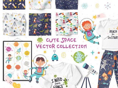 Cute Space Vector Collection