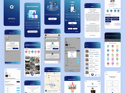 Akidoa Marketplace App app app design ecommerce illustration ui