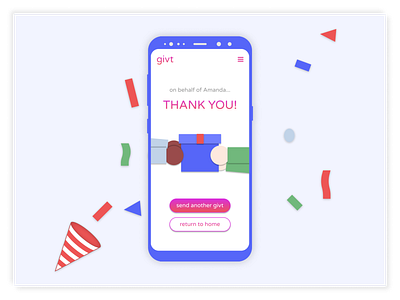 Daily UI #077: thank you