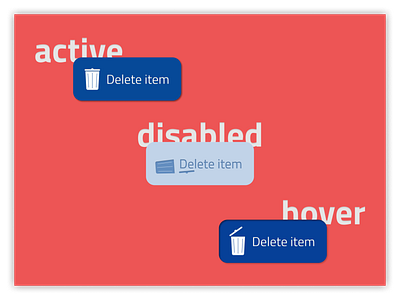 Daily UI #083: button (delete)