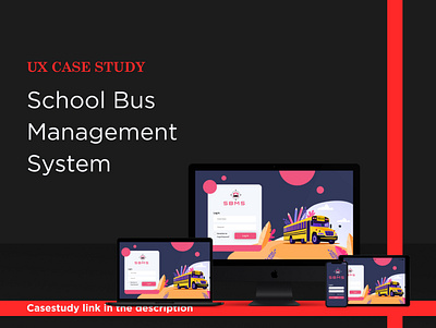 School Bus Management System design minimal problem solving uidesign ux