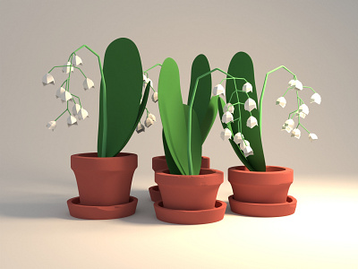 1 May 3d blender illustration