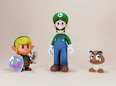 My collection Nintendo v1 3d blender illustration