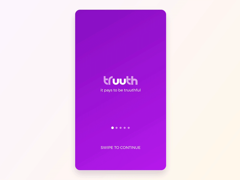 Onboarding Animation animation app intro application coin cryptocurrency data endorse figma illustration intro invisionstudio line illustrations micro interaction motion onboarding security splash screen swipe truth