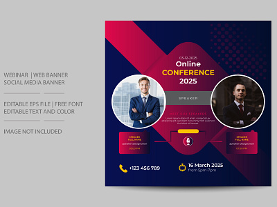 Conference banner template