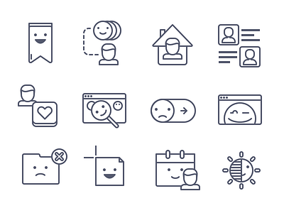 Emojious User Interface icon interface line outline user