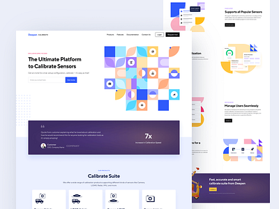 Deepen - Landing Page Exploration branding home home page landing landing design landing page landing page design ui design ux web web design website