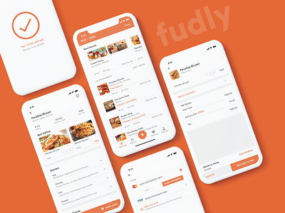 Fudly - Food Delivery App by Mallik Cheripally on Dribbble