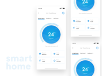 Smart Home - Air Conditioner by Mallik Cheripally on Dribbble