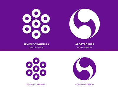 Simple Logos Exploration branding doughnut icon illustrator illustrator cc logo logo design concept logodesign logos vector