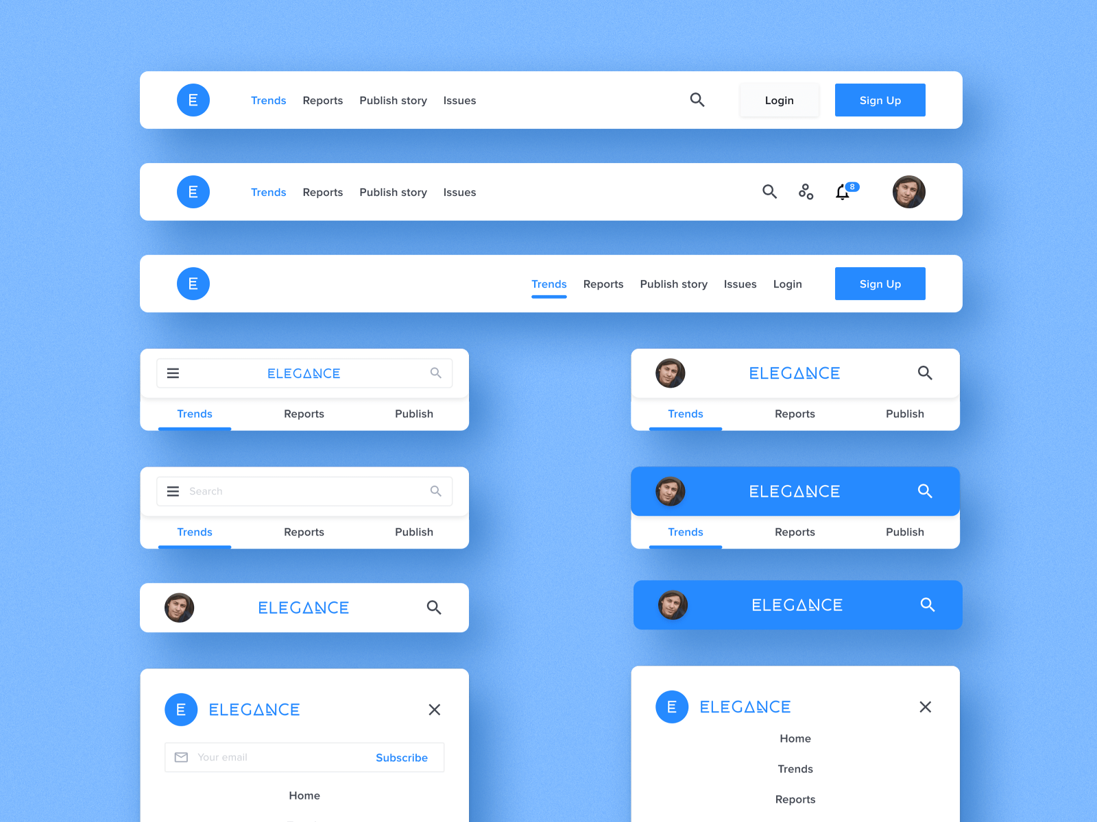 Mallik Cheripally Projects Elegance Design System Dribbble