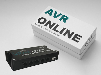 AVR ONLINE-Online transport router branding figma graphic design product router