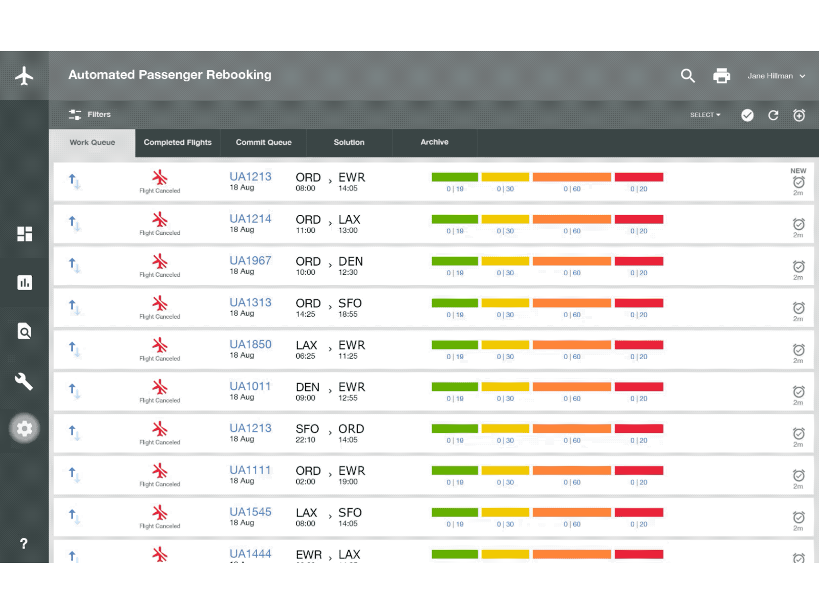 Menu Interactions aftereffects enterprise material table ui