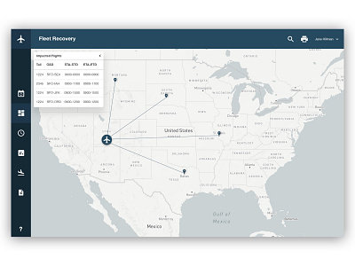 Fleet Impact enterprise map material ui