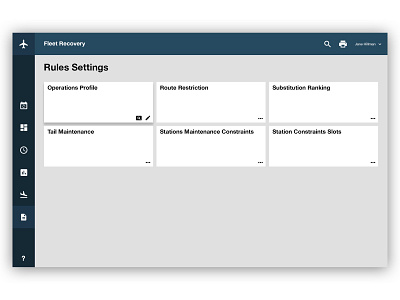 Settings Cards