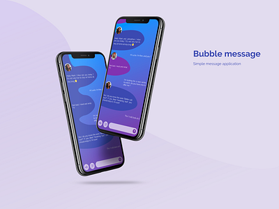 Bubble Message chat chat app message snap snapchat whatsapp
