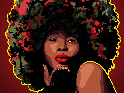 Afro art 2d art afro art artist branding cartoon cartoon character cartoon comic design hair hair salon haircut hairstyle illustration illustrator motivation motivational vector vector art vectorartist