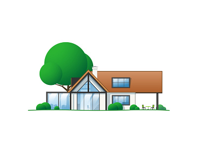 Vector House #4 artwork flat flat illustration house illustration illustration real estate vector